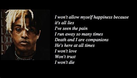 Lyrics: XXXTENTACION .